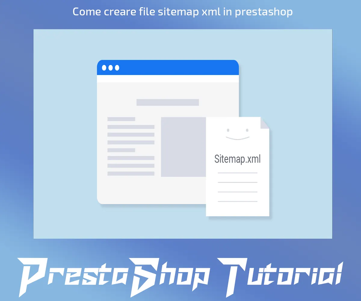 come creare file sitemap xml in prestashop