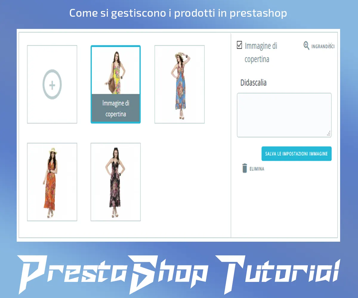 come si gestiscono i prodotti in prestashop