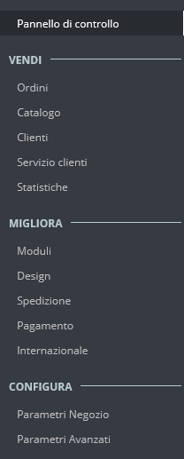 pannello di controllo-sinistra