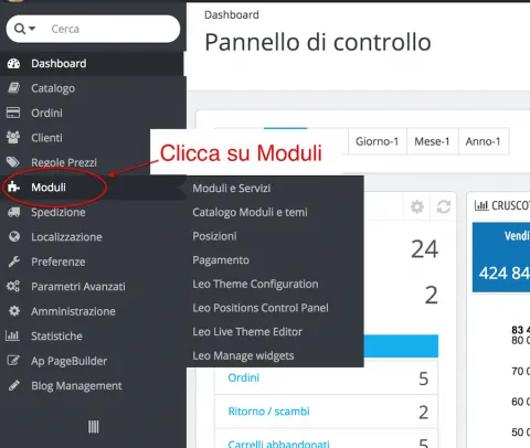 come installare modulo prestashop - configurazione modulo