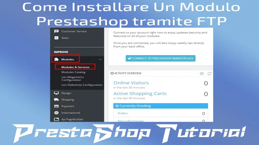 come installare un modulo prestashop tramite ftp
