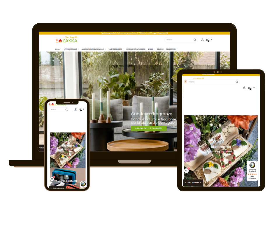 e-zakkashop portfolio